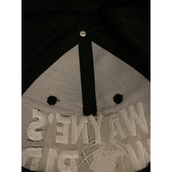 Waynes World Hat Cap Adjustable Black TV Show Movie Garth Mens 90s - Picture 11 of 14